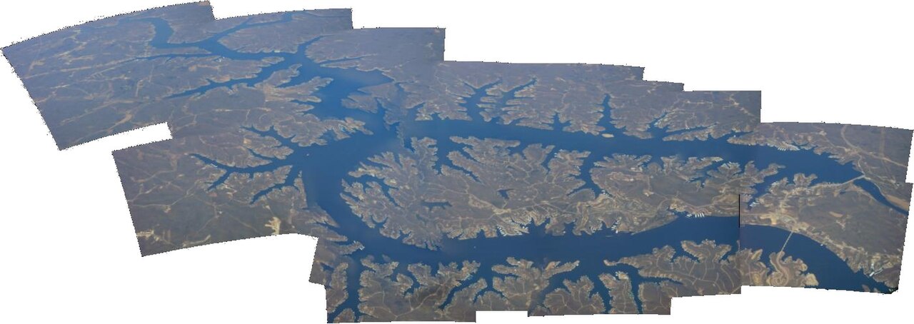 Lake of the Ozarks &mdash; Aerial panorama of Lake of the Ozarks MO-JDugger