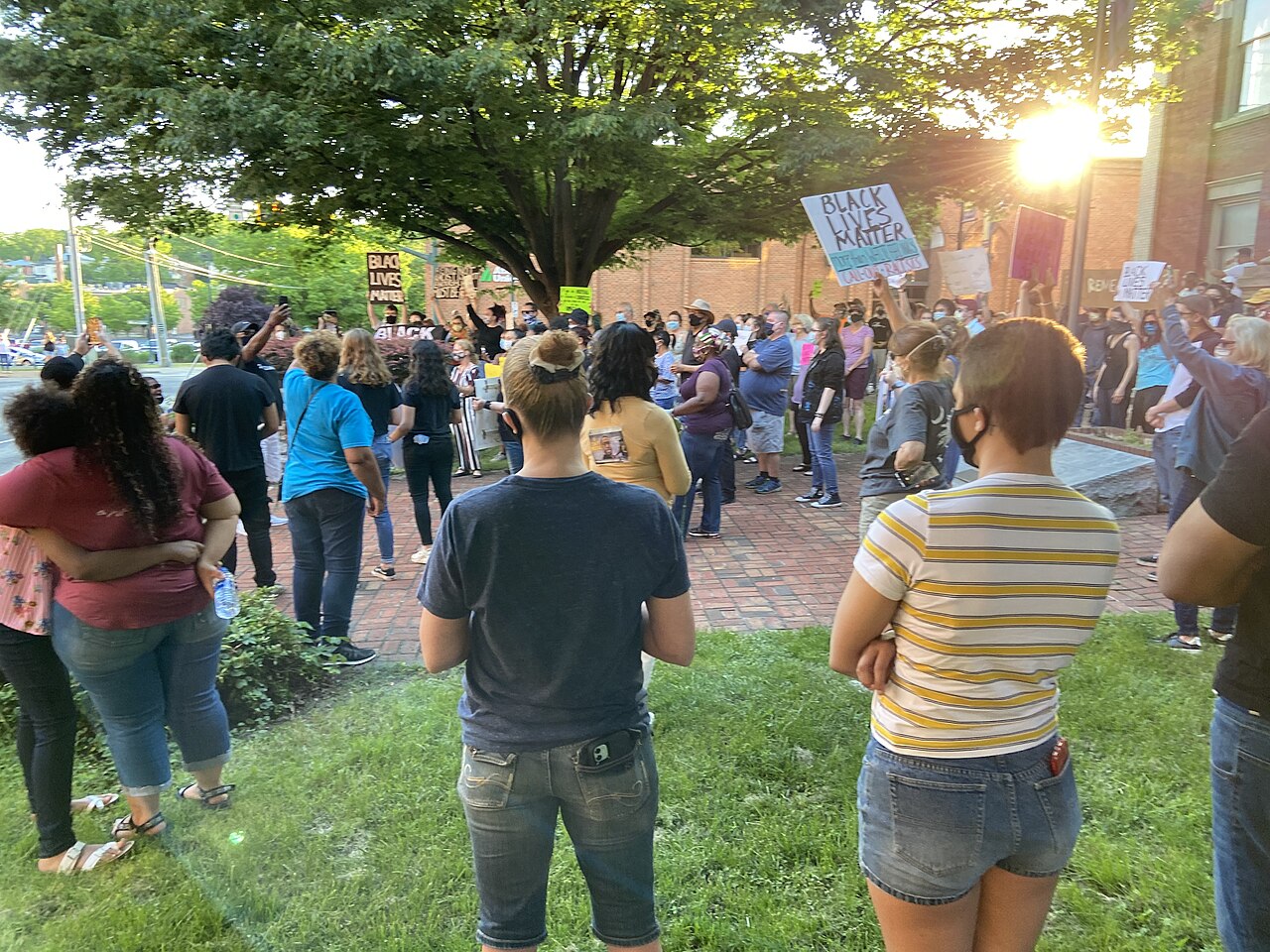 Staunton — Demonstration in Staunton, Virginia on May 30, 2020