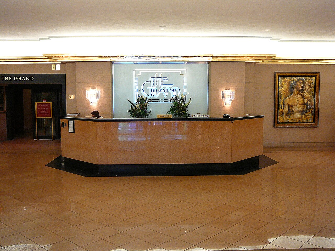 Grand Doubletree concierge