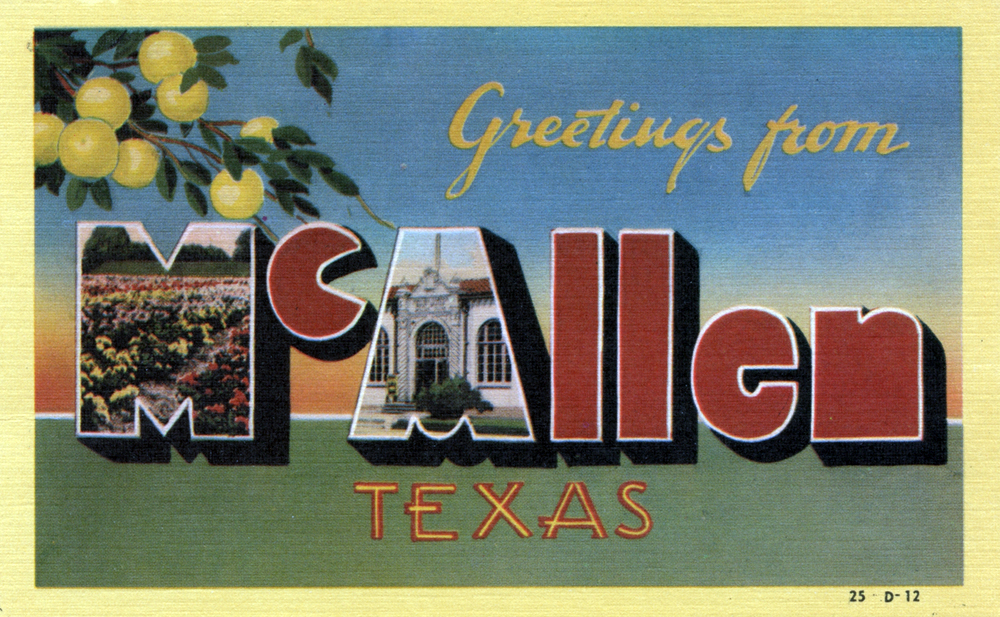 McAllen &mdash; Greetings from McAllen, Texas - Large Letter Postcard (8202972816)