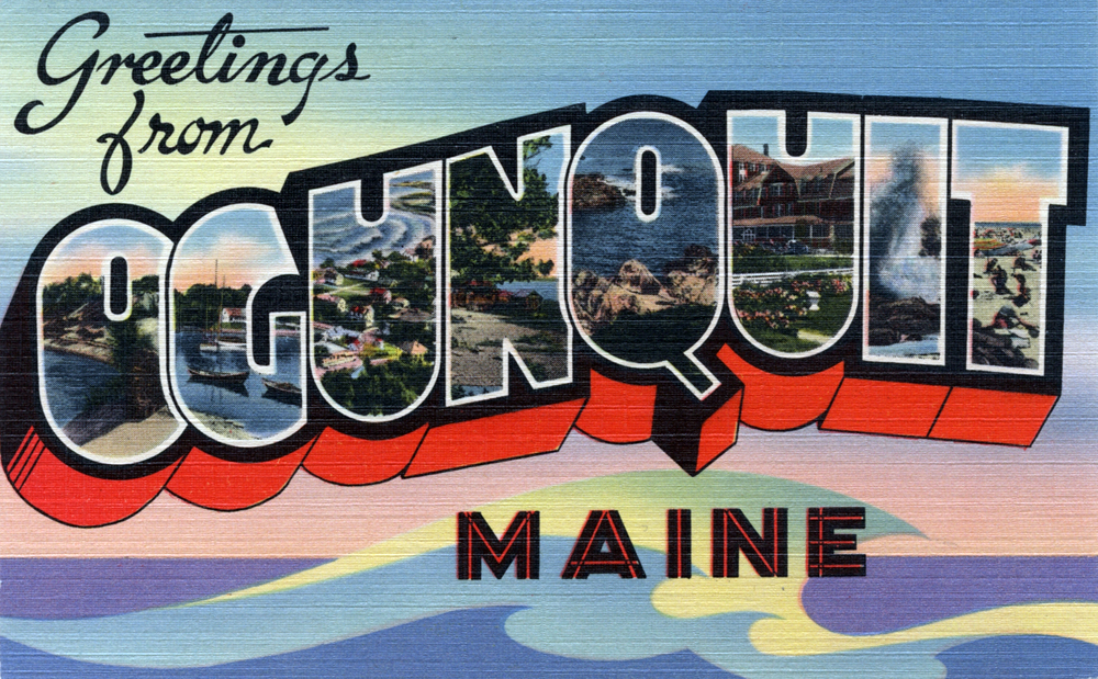 Ogunquit — Greetings from Ogunquit, Maine - Large Letter Postcard (8046888670)