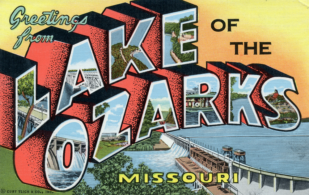 Lake of the Ozarks &mdash; Greetings from Lake of the Ozarks, Missouri - Large Letter Postcard (4583229735)