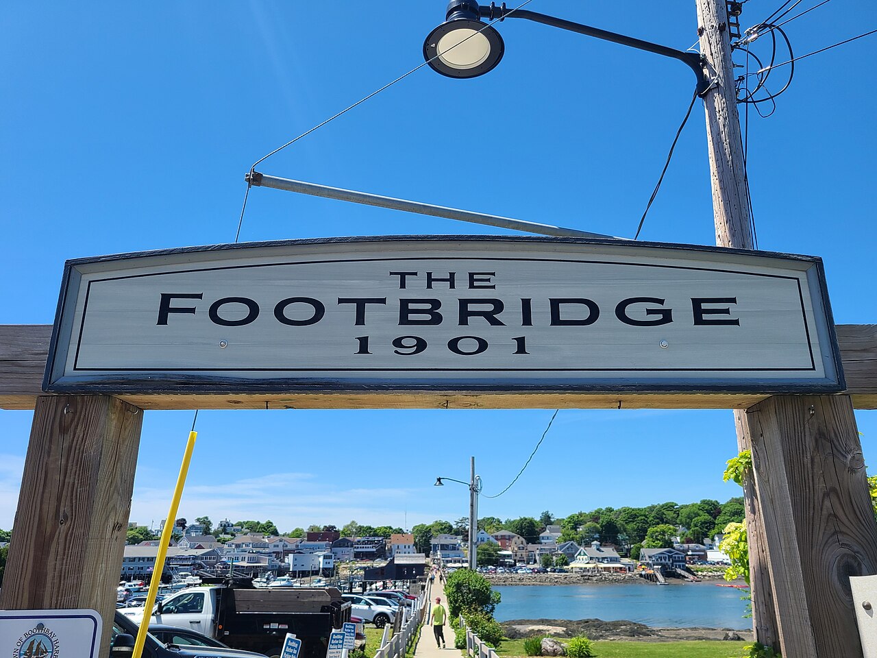 Boothbay Harbor &mdash; Footbridge at Boothbay Harbor Maine