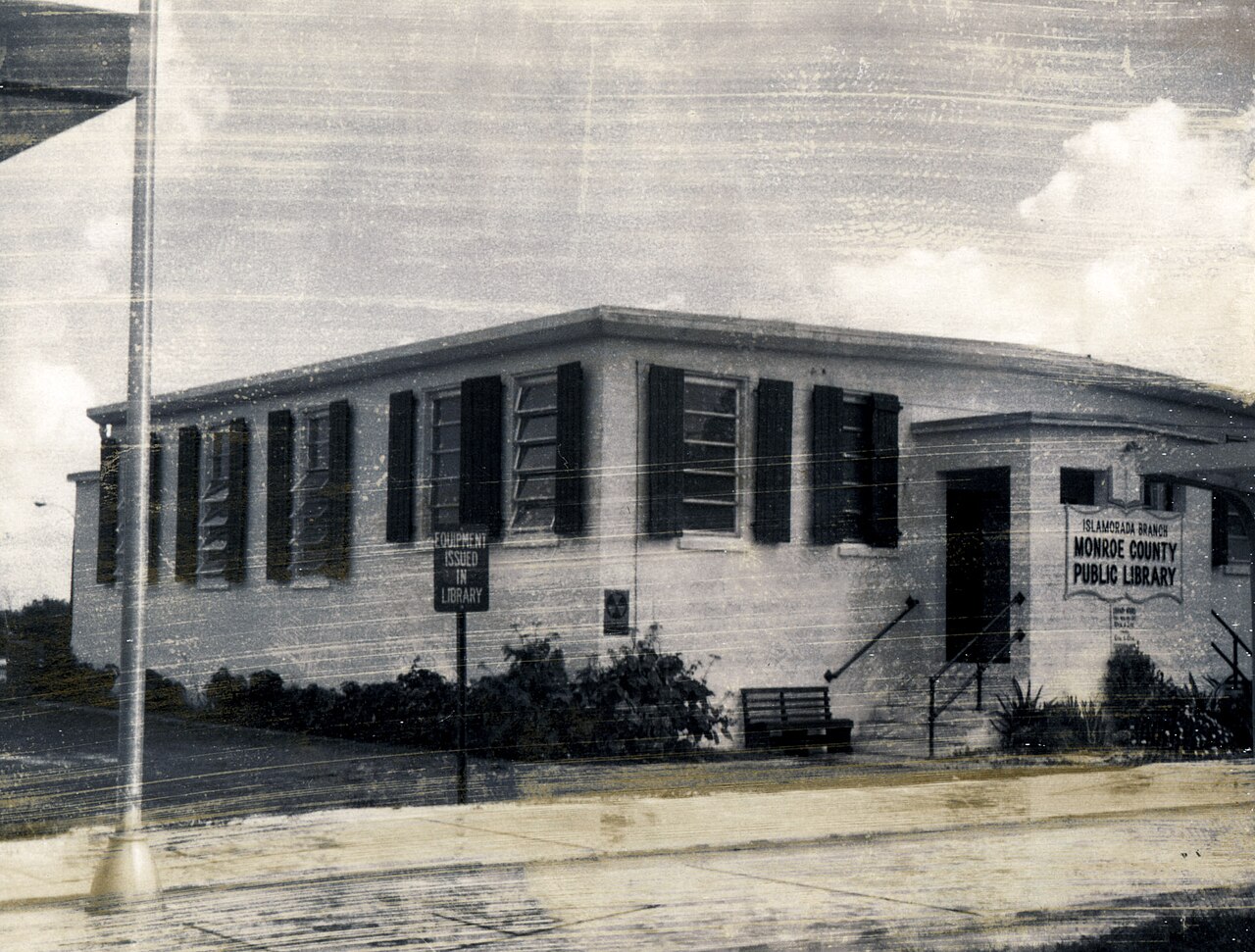 Islamorada &mdash; Islamorada Florida - Public Library 1965