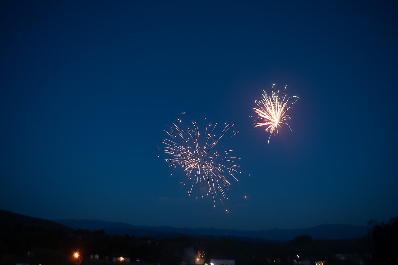 Sevierville — Fireworks in Sevierville, Tennessee on 4th of July - 3