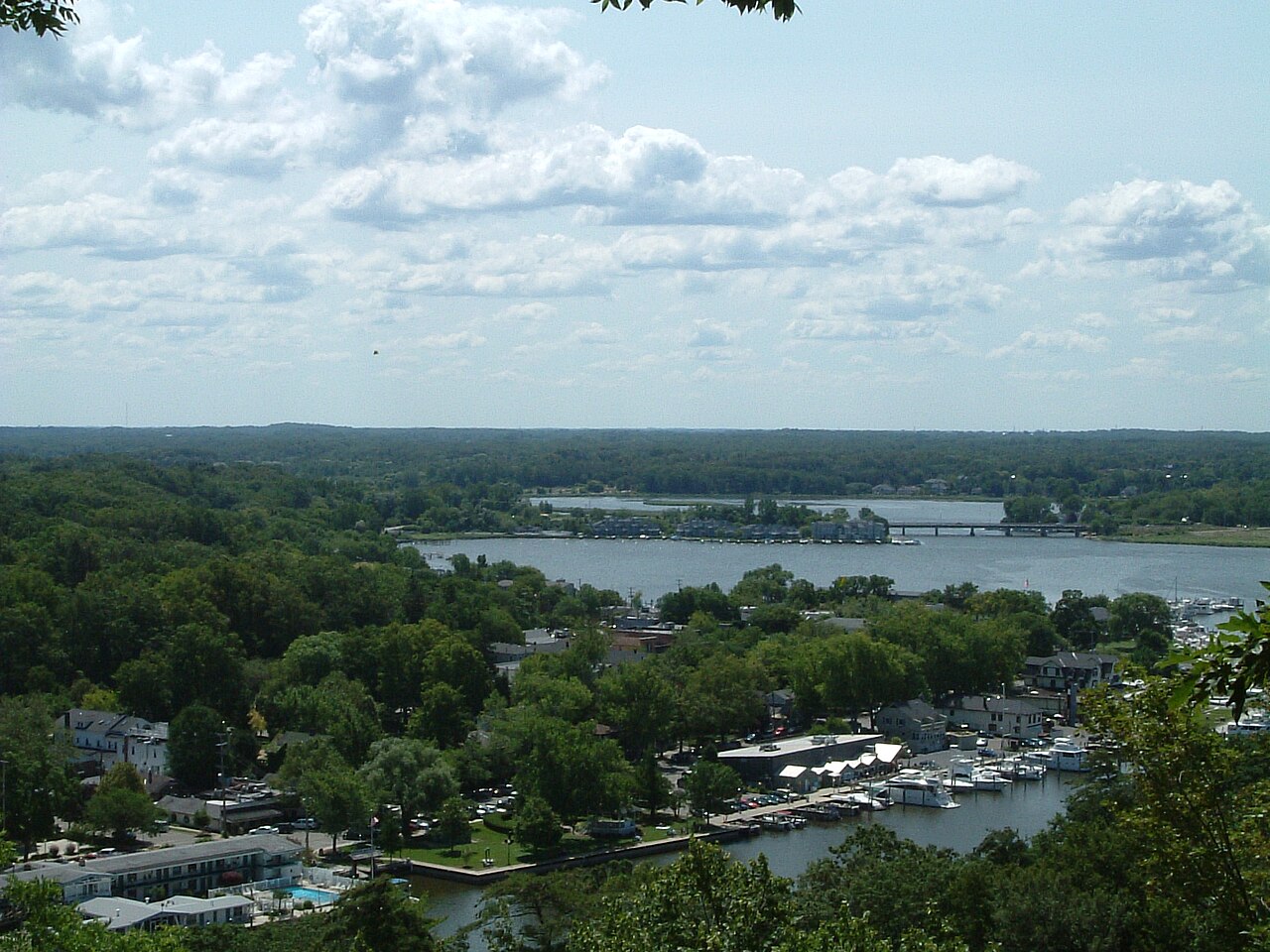 Saugatuck &mdash; Saugatuck MI from Mount Baldhead