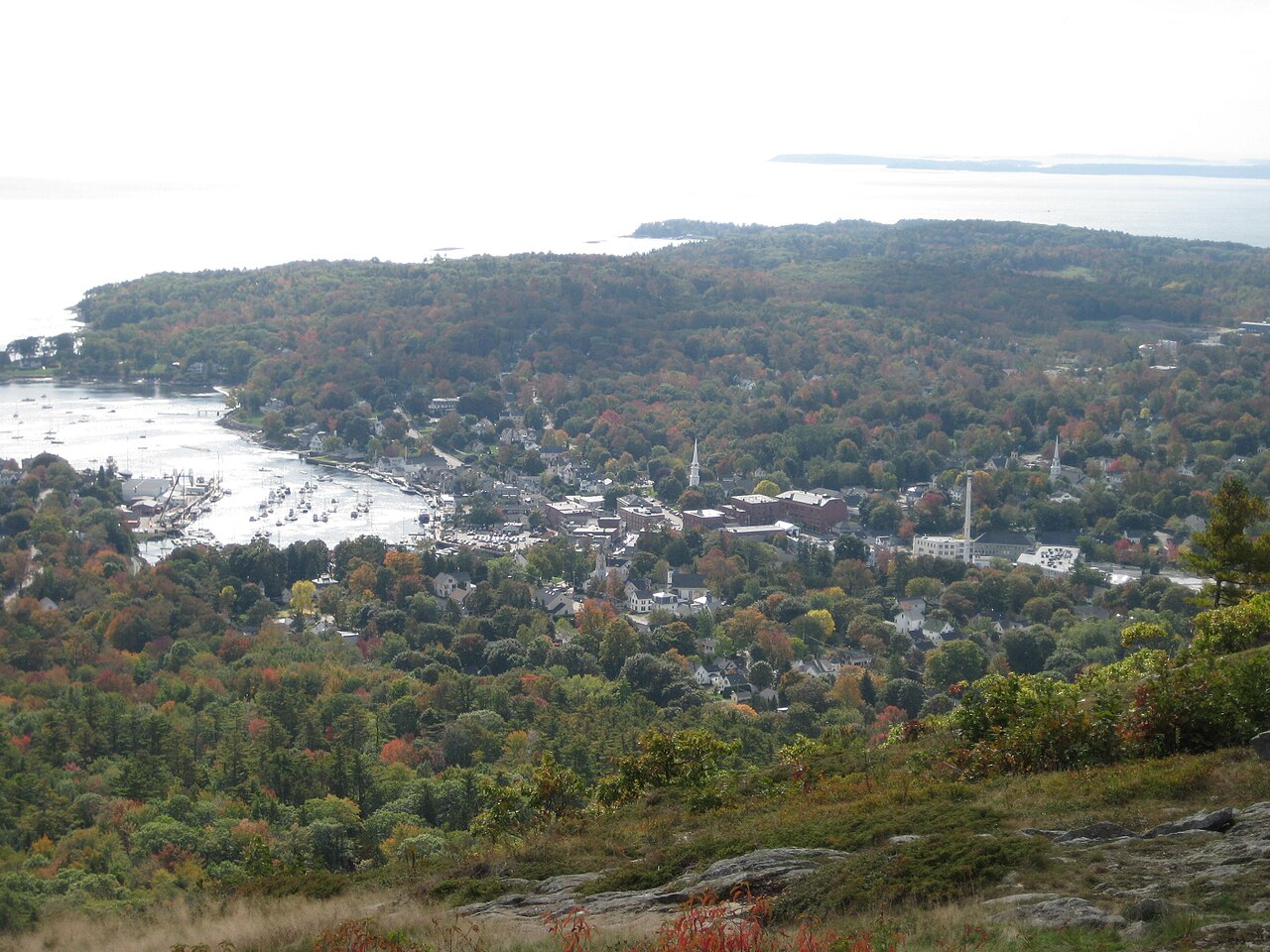 Camden — Camden ME aerial 2008