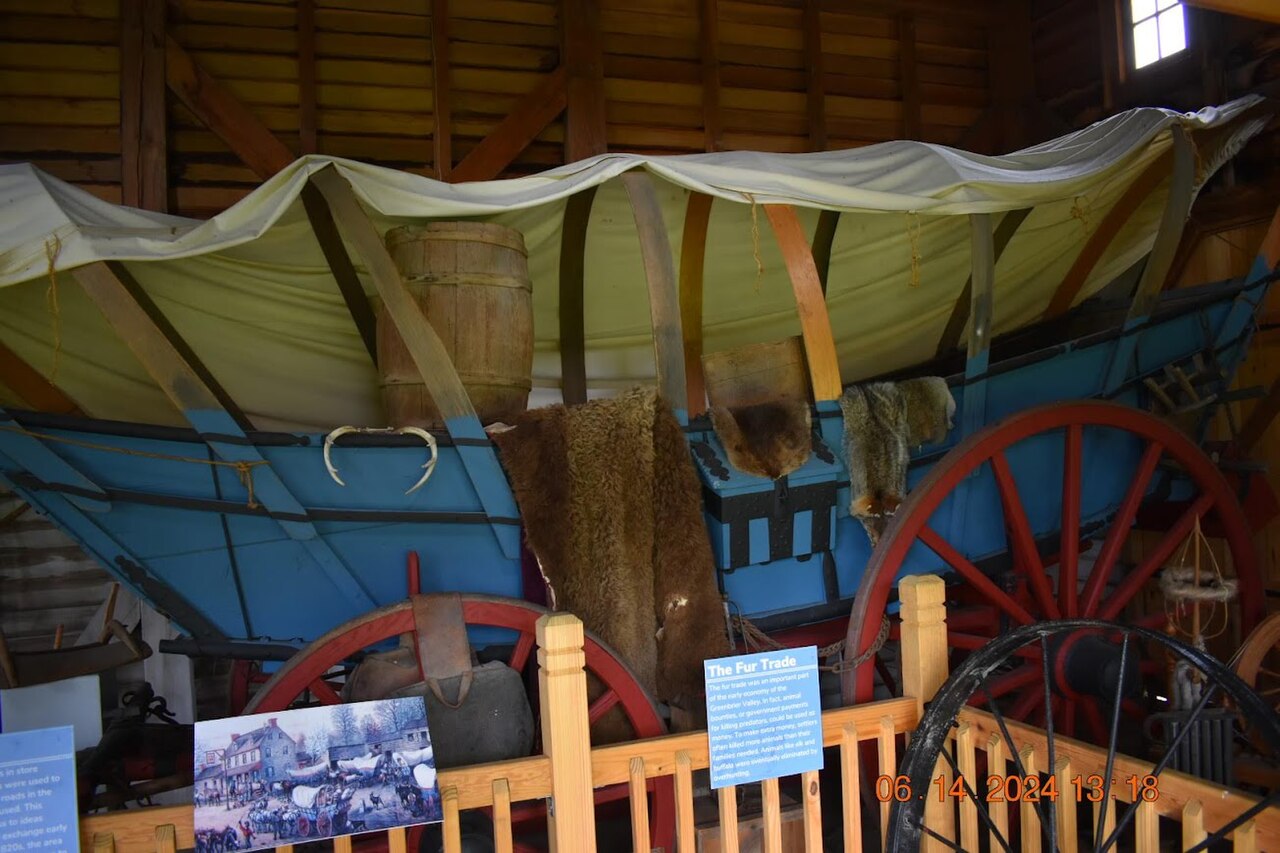 Lewisburg — Covered Wagon at Lewisburg History center