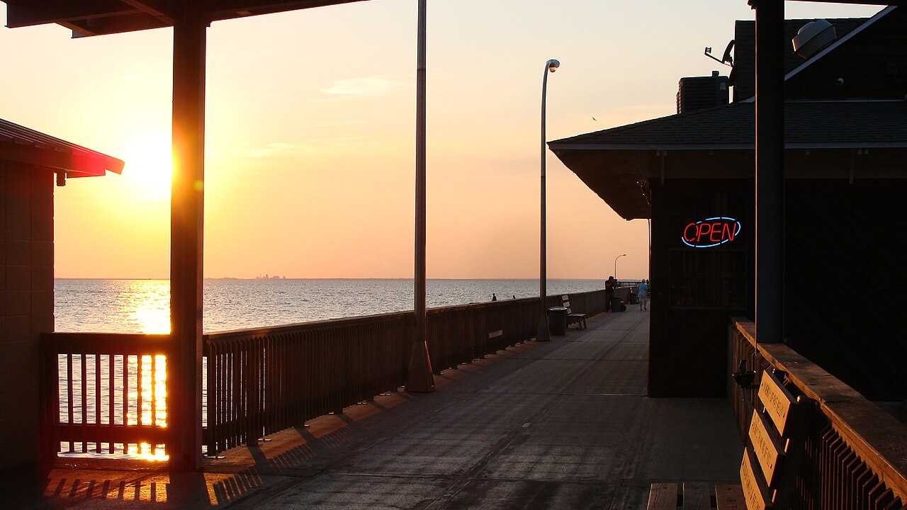 Fairhope — Fairhope Pier at sunset