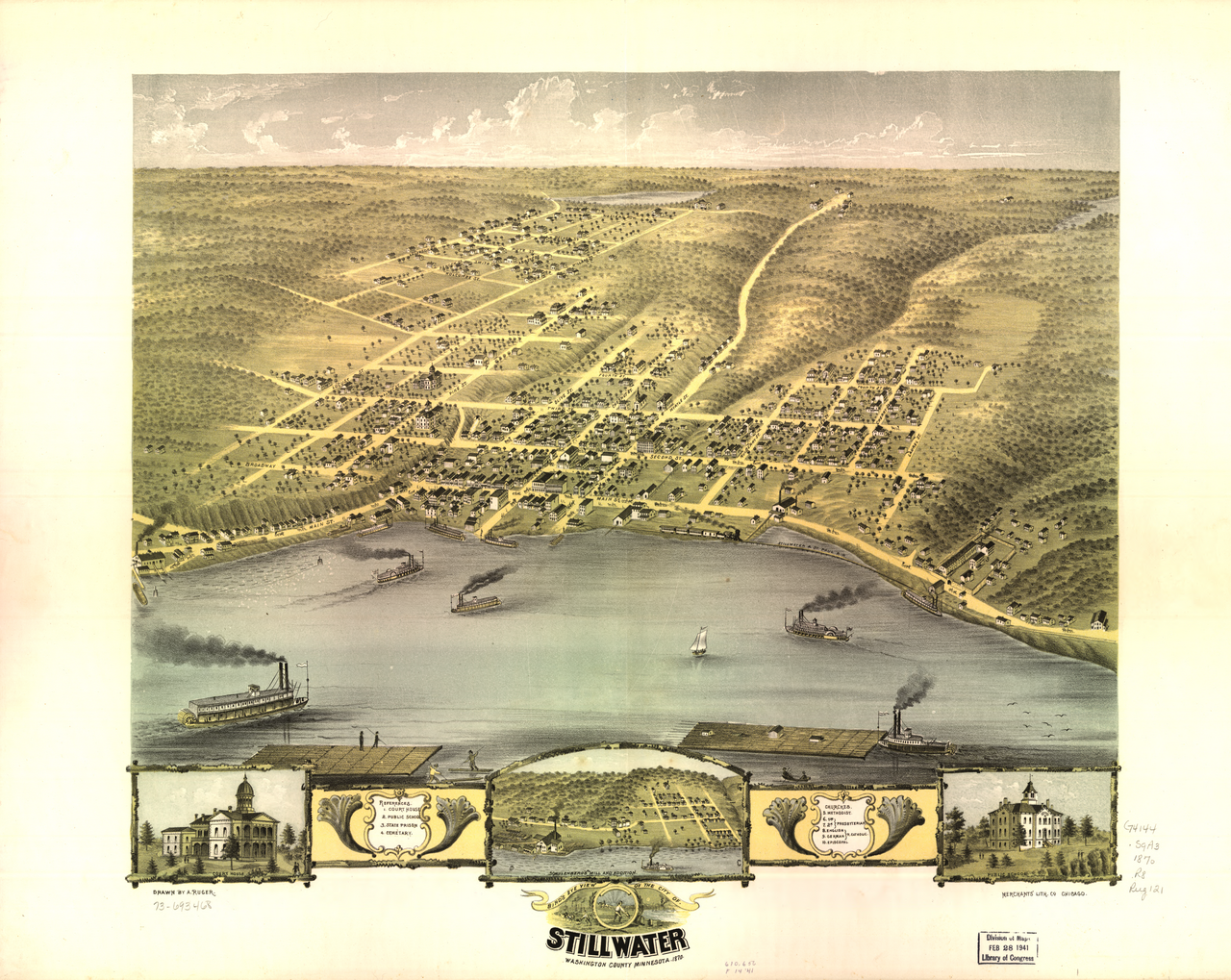 Stillwater — Stillwater panoramic 1870