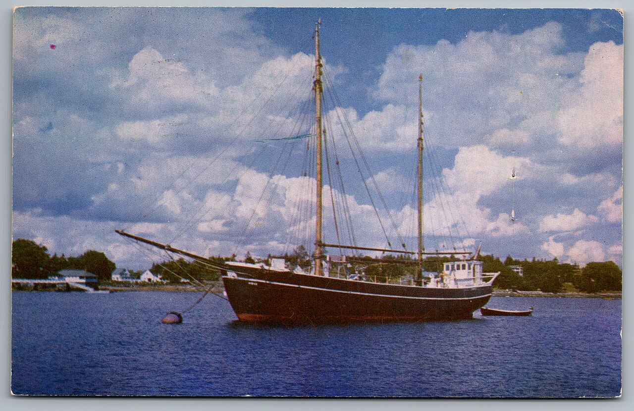 Boothbay Harbor &mdash; Portland News Co. C2656 - The Gundel, Boothbay Harbor, Maine front