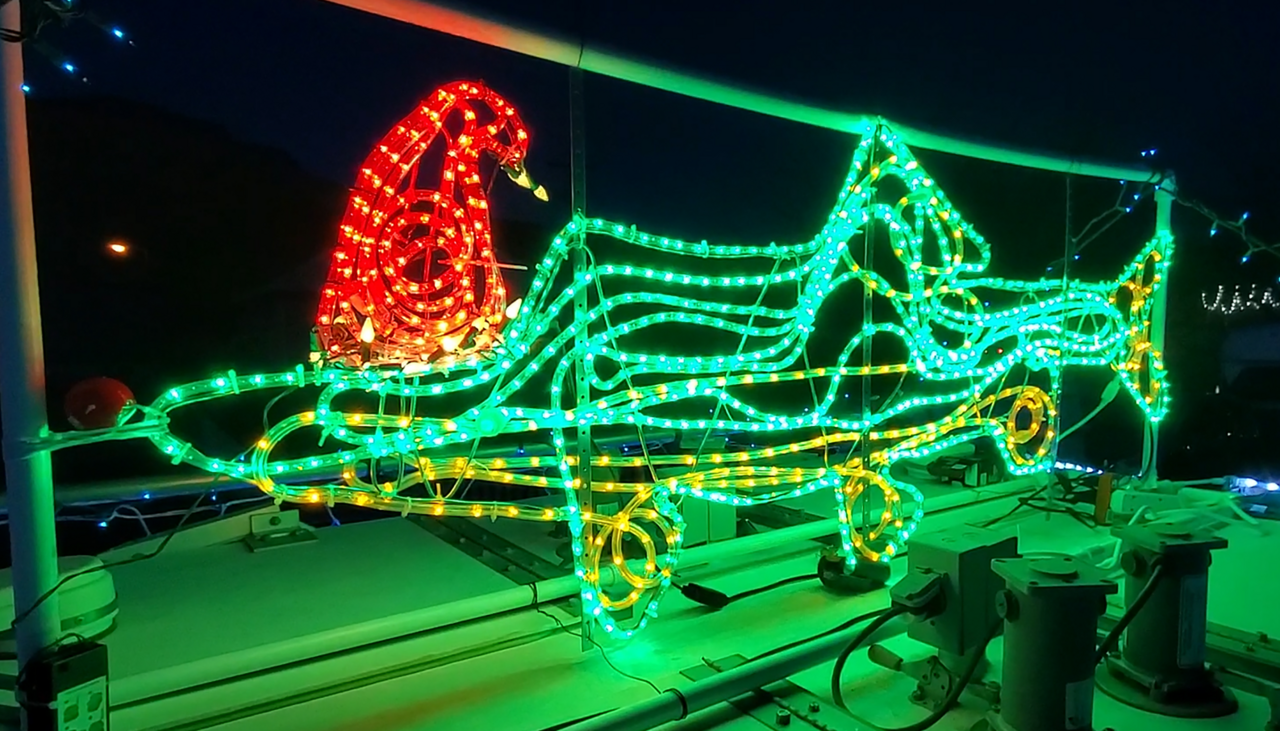 Grand Junction &mdash; Grand Junction Fish and Wildlife Conservation Office truck Rudolf the Razorback 15 December 2022
