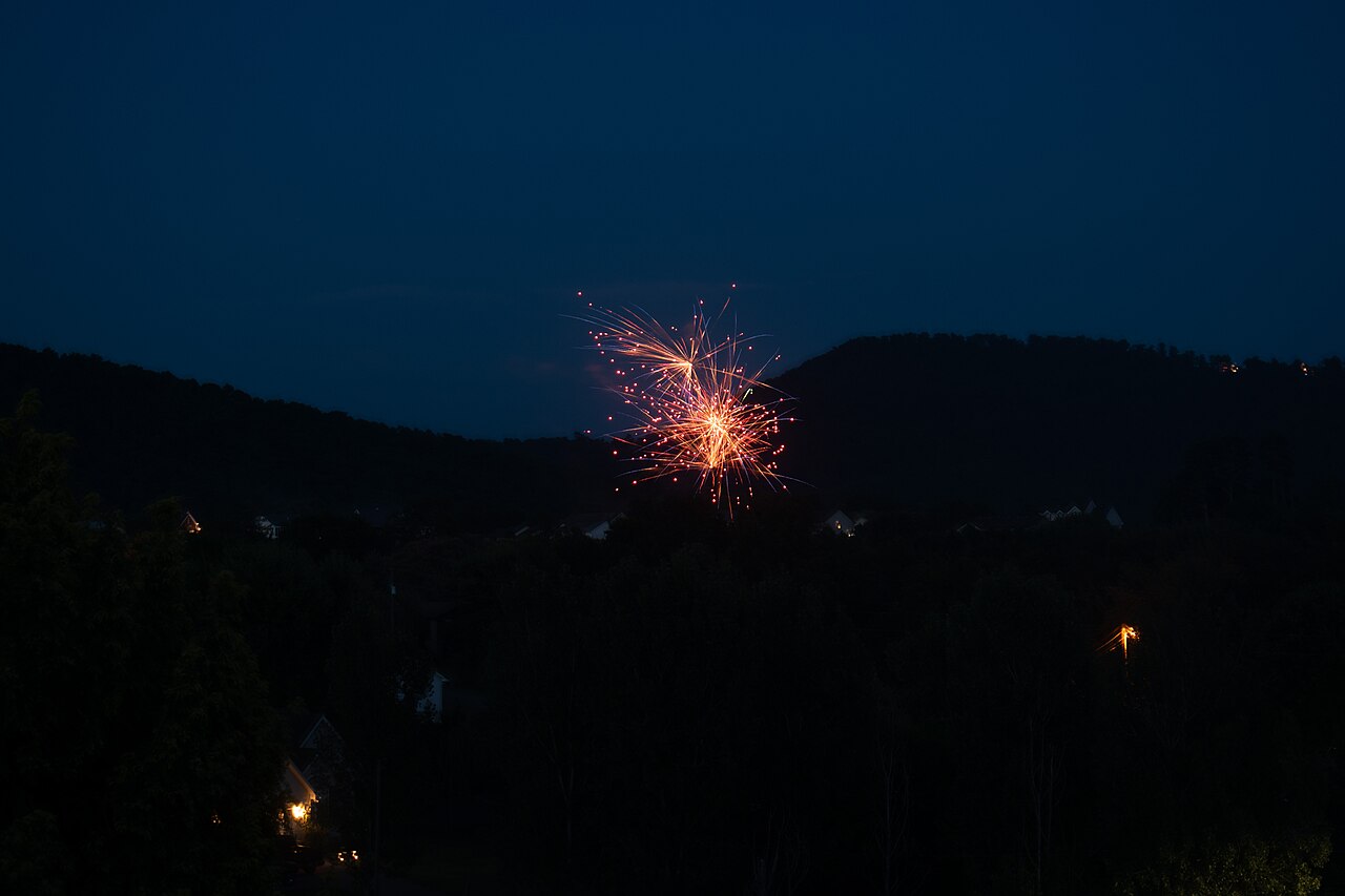Sevierville — Fireworks in Sevierville, Tennessee on 4th of July - 2