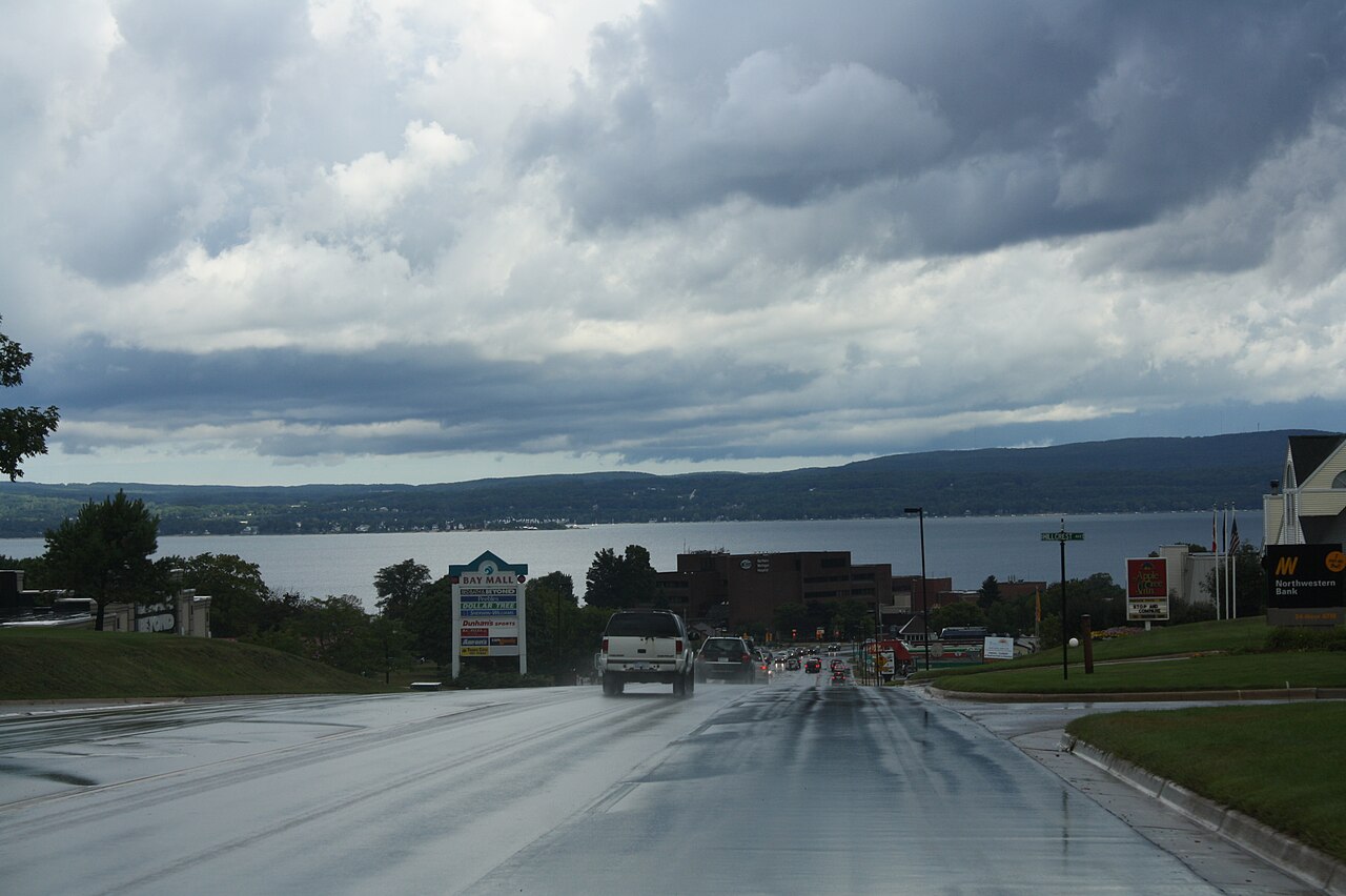 Petoskey — Petoskey Michigan Panorama Looking North US131