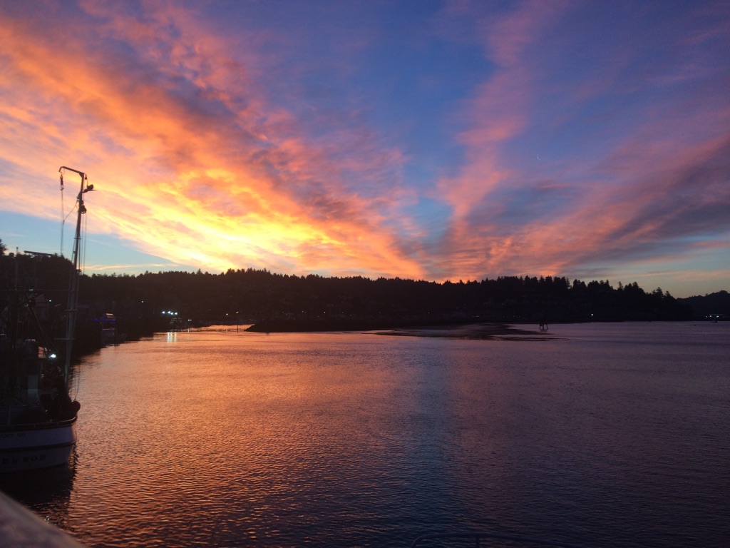Newport — Sunrise in Newport, Oregon 01
